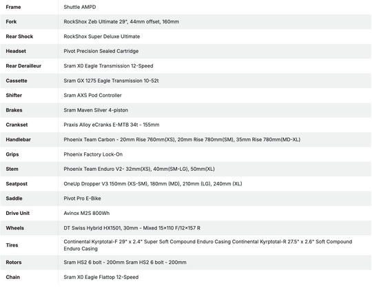 Pivot Shuttle AMP'd Pro