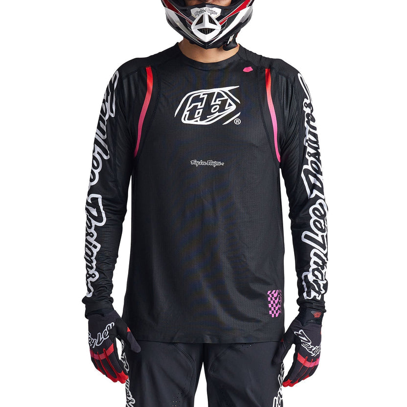 Troy Lee Designs Sprint Ultra Jersey Pinned Black