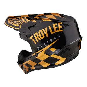 Youth SE4 Polyacrylite Helmet Black/Gold - Barnahjálmur