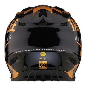 Youth SE4 Polyacrylite Helmet Black/Gold - Barnahjálmur