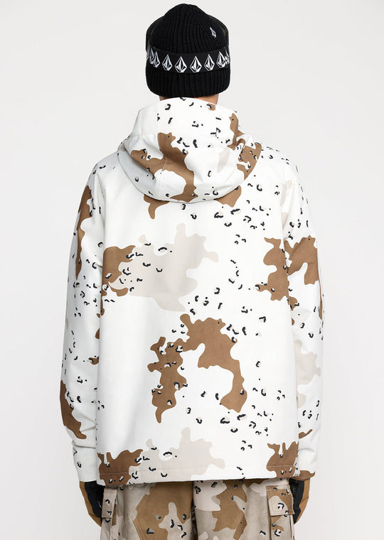 Volcom Men's 2836 Insulated Jacket White Camo