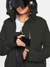 Hlaða mynd í myndaalbum, Volcom NYA TDS Infrared Gore-Tex Jakki Black Green Dömu
