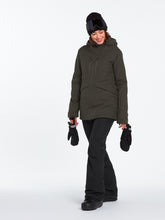 Hlaða mynd í myndaalbum, Volcom Shelter 3D-Stretch Jakki Dömu Black Green
