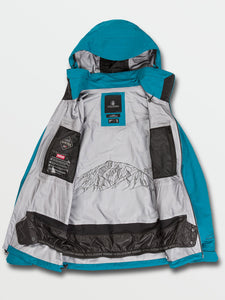 Volcom VS 3Layer Stretch Gore-Tex Jakki Glacier Blue Dömu