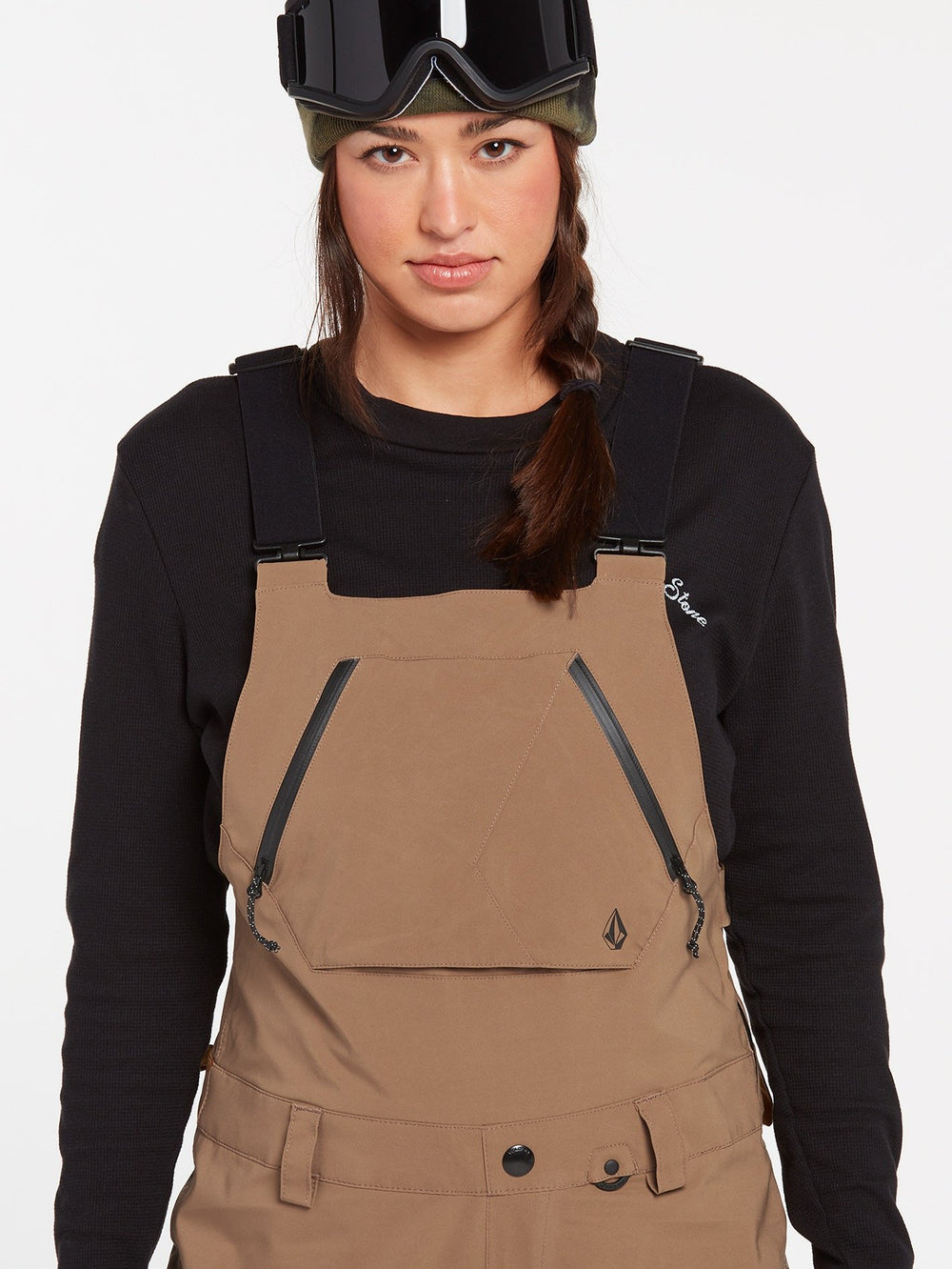 Volcom Elm Stretch Gore-Tex Bib Overall Coffee Dömu