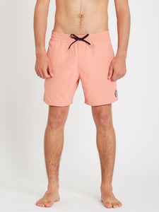 Volcom Lido Solid Trunk Sundbuxur Clay Orange